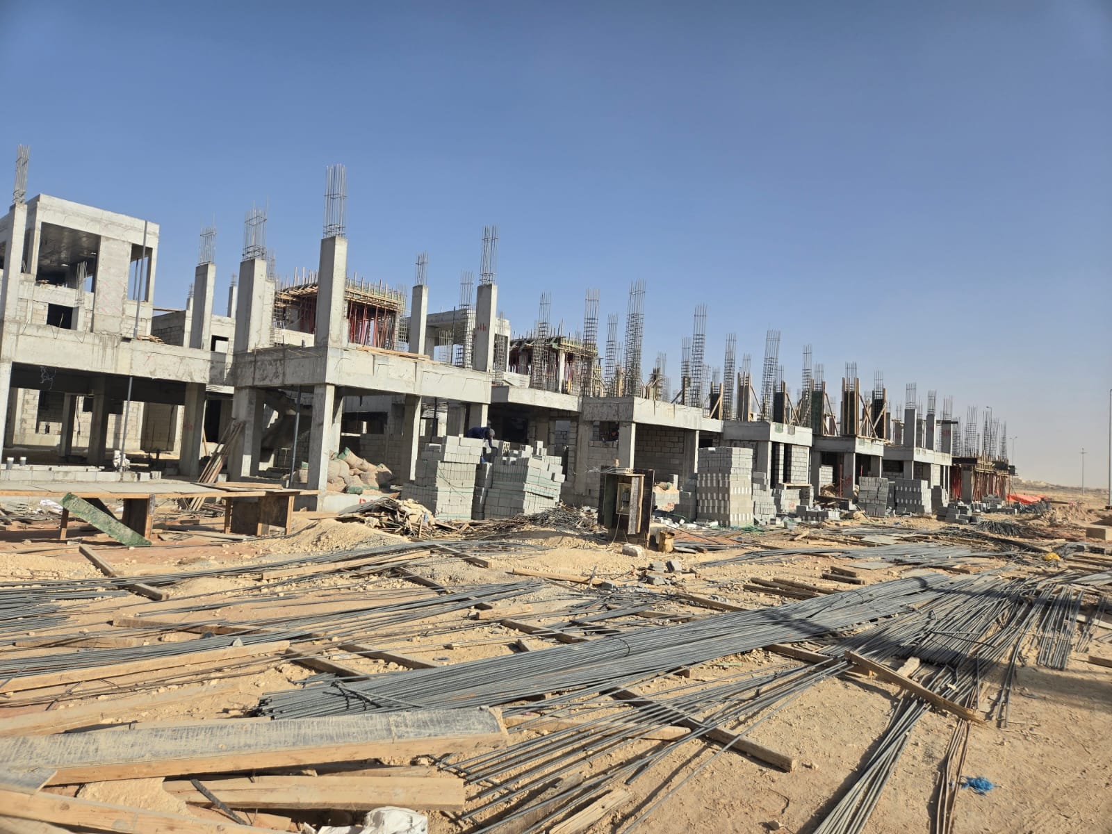 اعمال الهيكل الخرساني حى الفرسان مدينة الرياض