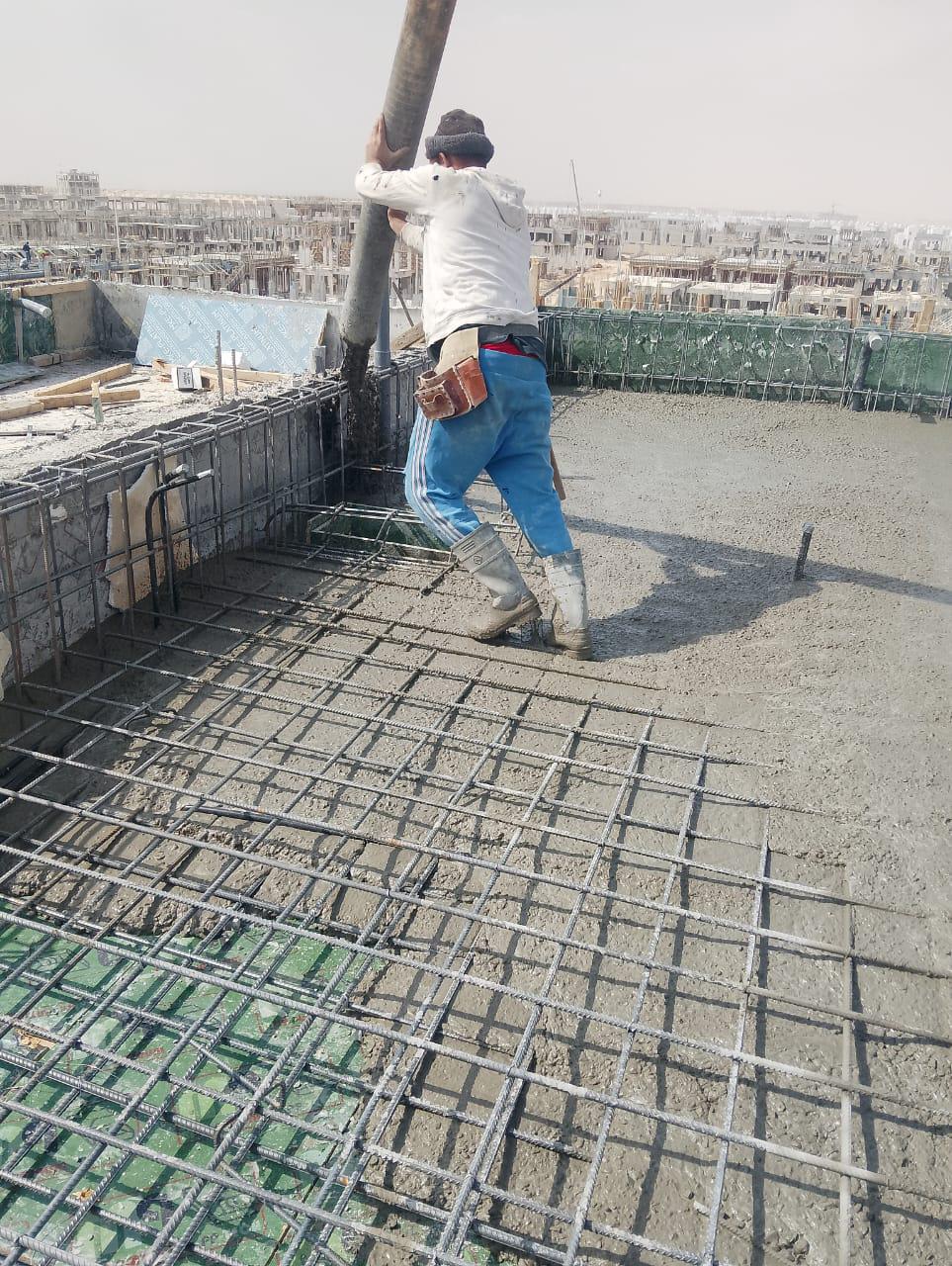 اعمال الهيكل الخرساني حى الفرسان مدينة الرياض