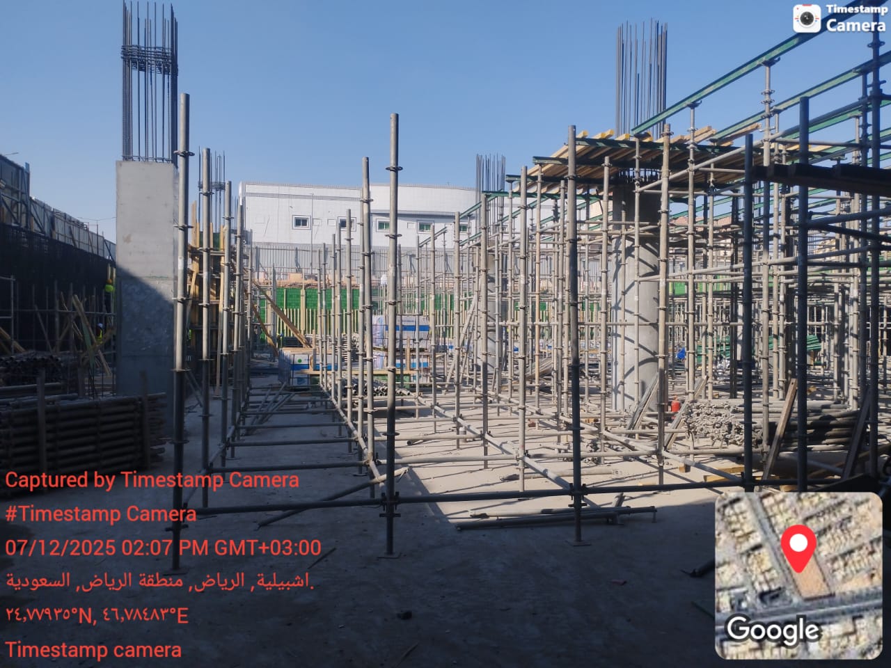 اعمال الهيكل الخرساني الرياض اشبليا